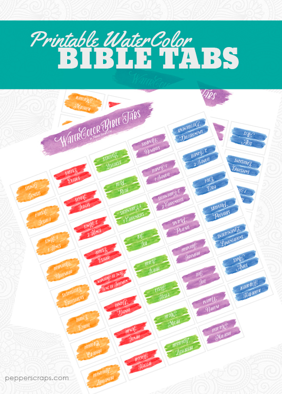 Printable Bible Tabs Pdf